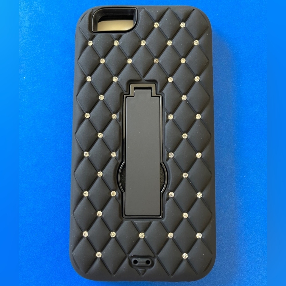 iPhone 6 - MYBAT Crystal Kickstand Case (MATTE BLACK)